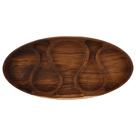Senzo - Oval Hors d'oeuvre 5 Parts - Wood - 28cm - 5900051