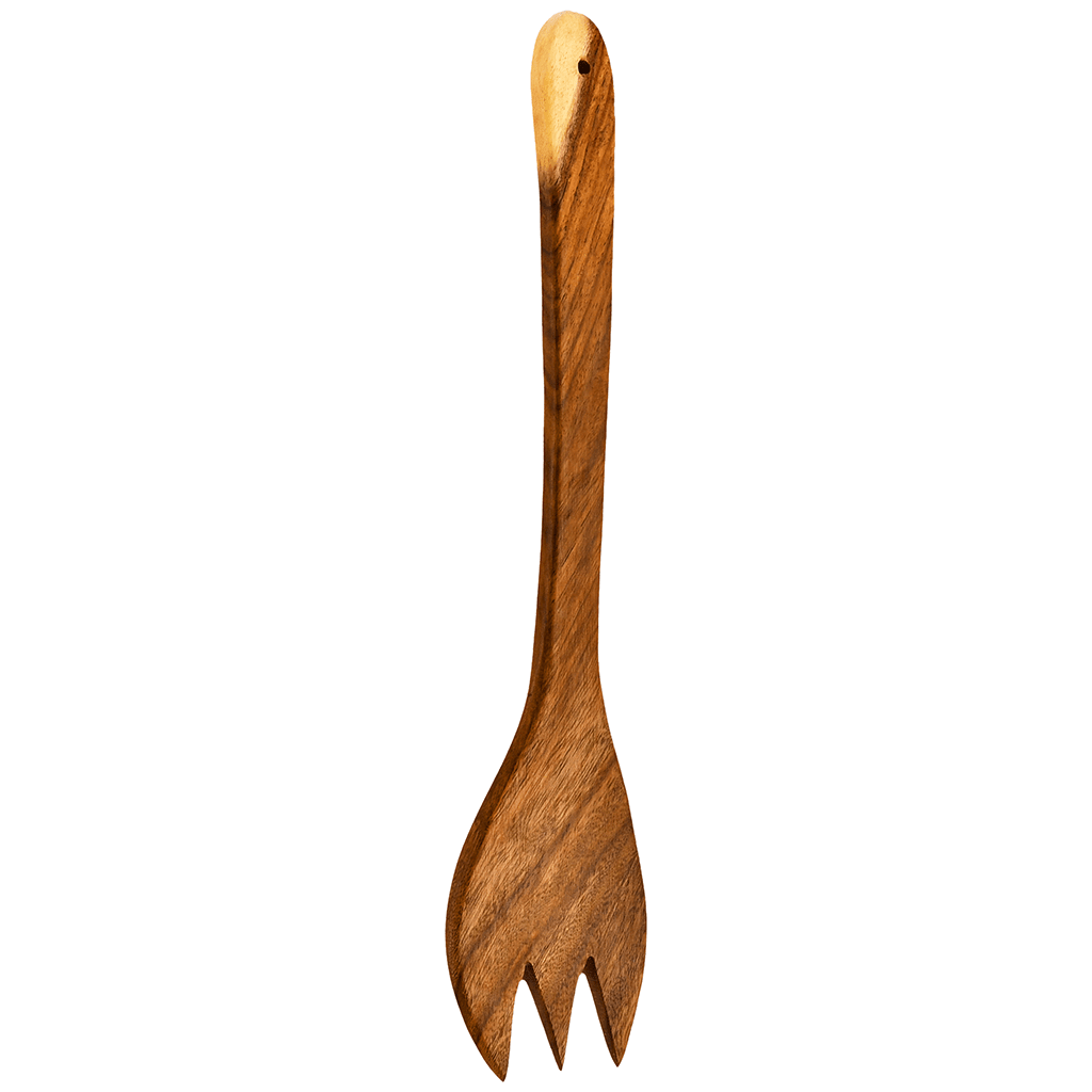 Senzo - Wooden Serving Fork - Wood - 31cm - 5900053