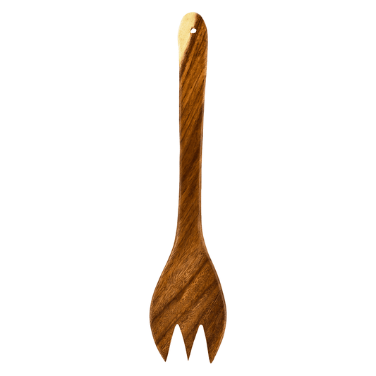 Senzo - Wooden Serving Fork - Wood - 31cm - 5900053