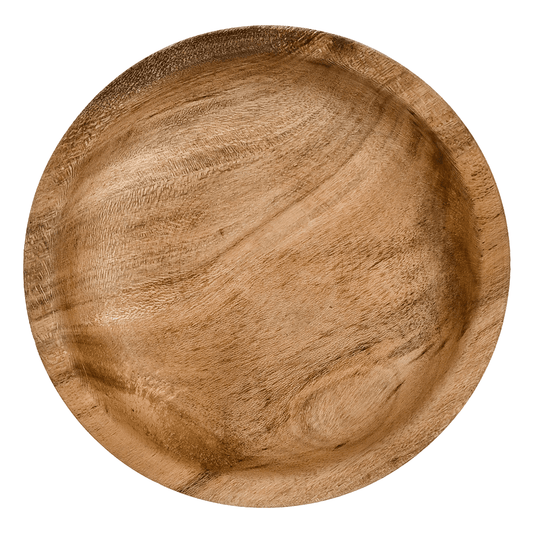 Senzo - Round Deep Platter - Wood - 16cm - 5900062