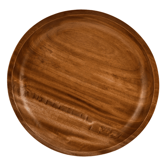 Senzo - Large Round Fruit Platter - Wood - 45cm - 5900063