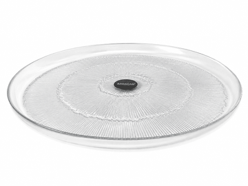Ardacam - Ixxir Round Serving Plate - 28 cm - Clear - Glass