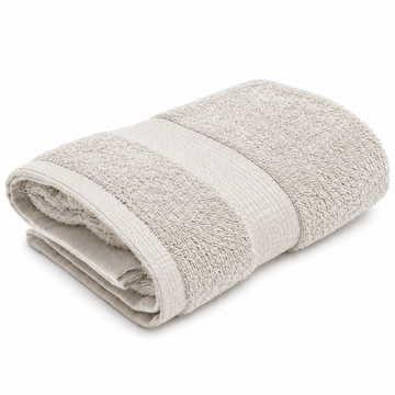 Senzo - Raghd Towel 50x100 cm - Greige - 100% Egyptian Cotton