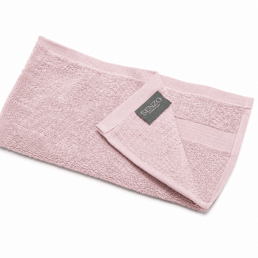 Senzo - Raghd Towel 30x30 cm - Rose - 100% Egyptian Cotton