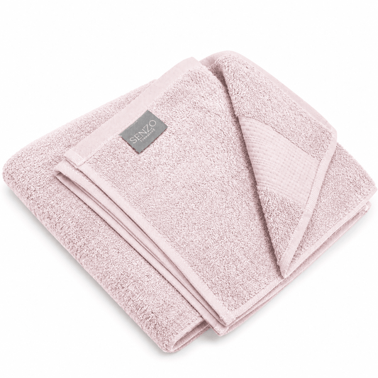 Senzo - Raghd Towel 90x150 cm - Rose - 100% Egyptian Cotton