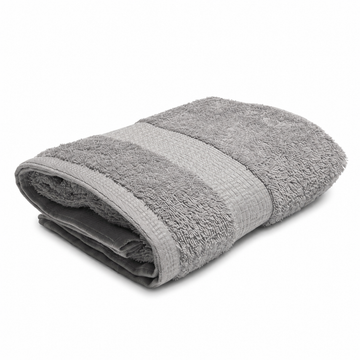 Senzo - Raghd Towel 50x100 cm - Grey - 100% Egyptian Cotton
