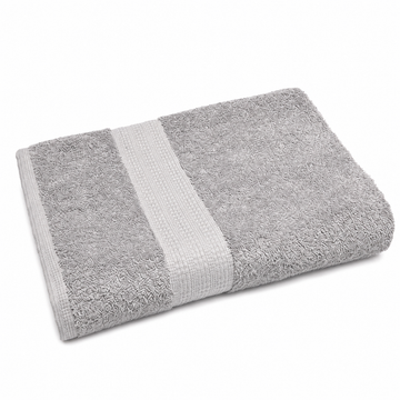 Senzo - Raghd Towel 90x150 cm - Grey - 100% Egyptian Cotton