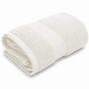 Senzo - Raghd Towel 50x100 cm - Off White - 100% Egyptian Cotton