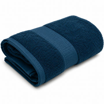 Senzo - Raghd Towel 50x100 cm - Dark Blue - 100% Egyptian Cotton