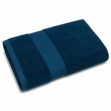 Senzo - Raghd Towel 90x150 cm - Dark Blue - 100% Egyptian Cotton
