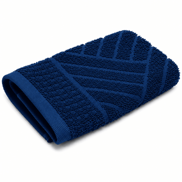 Senzo - Marianna Towel 30x30 cm - Dark Blue - 100% Egyptian Cotton