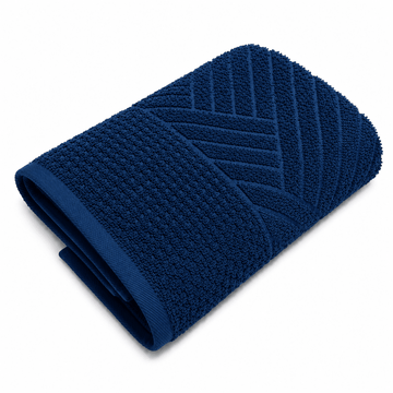 Senzo - Marianna Towel 50x100 cm - Dark Blue - 100% Egyptian Cotton