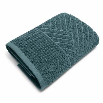 Senzo - Marianna Towel 50x100 cm - Petroleum - 100% Egyptian Cotton
