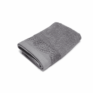 Senzo - Ashraka Towel 30x30 cm - Grey - 100% Egyptian Cotton