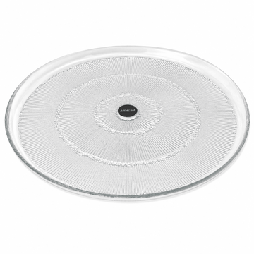 ArdaCam - Ixxir Round Serving Plate - 33 cm - Clear - Glass