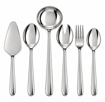 EME - Venice Serving Set 6 Pcs - Stainless Steel 18/10 - Silver