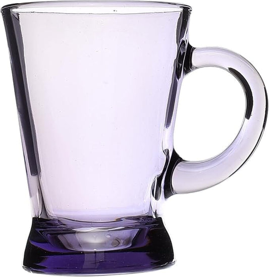 Pasabahce - Heybeli Glass Mug Set 6 Pieces - Purple - 180ml