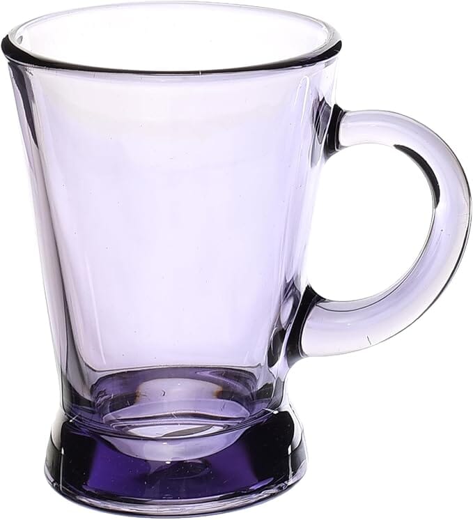 Pasabahce - Heybeli Glass Mug Set 6 Pieces - Purple - 180ml