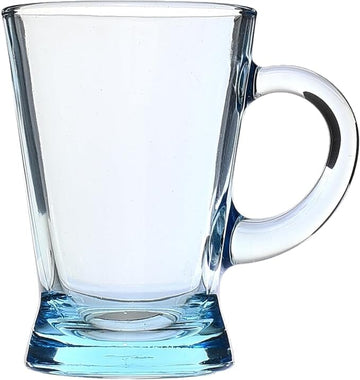 Pasabahce - Heybeli Glass Mug Set 6 Pieces - Turquoise - 180ml