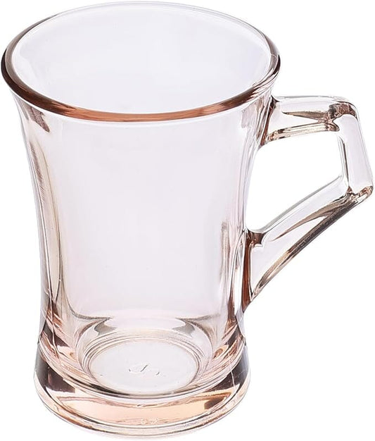 Pasabahce - Azur Glass Mug Set 6 Pieces 120ml - Pink