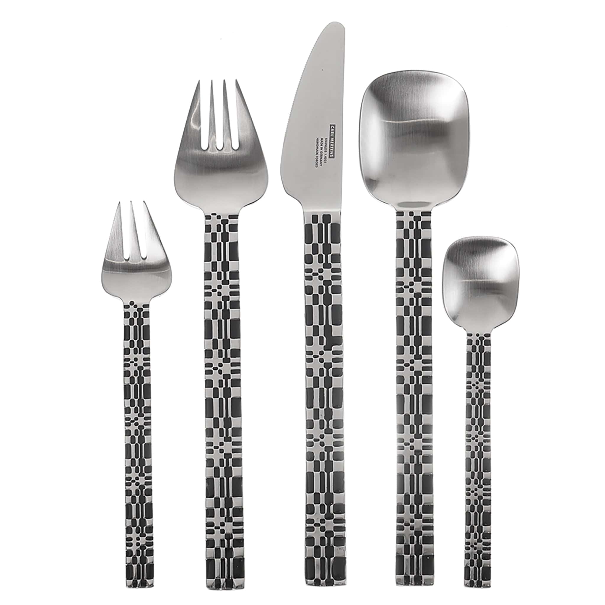 Carl Mertens - Daily Use Cutlery Set 30 Pieces - Black - Stainless Steel 18/10 - 6200096