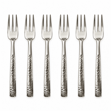 EME - Marte Cake Fork 6 Pcs - Stainless Steel 18/10 - Silver