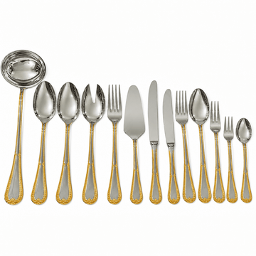 EME - Firenze Cutlery Set 90 Pcs - Stainless Steel 18/10 - Gold Front