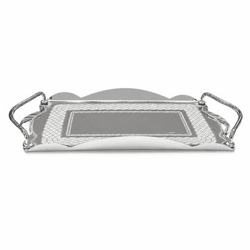 Elegant Gioiel - Tray - 50 cm - Stainless Steel - Silver