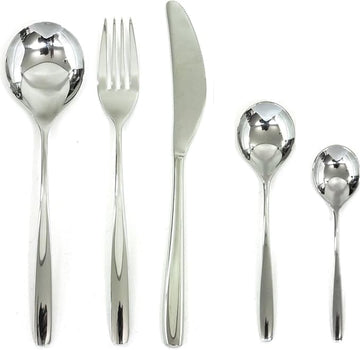 Mepra - Daily use Cutlery Set 30 Pcs - Silver - Stainless Steel