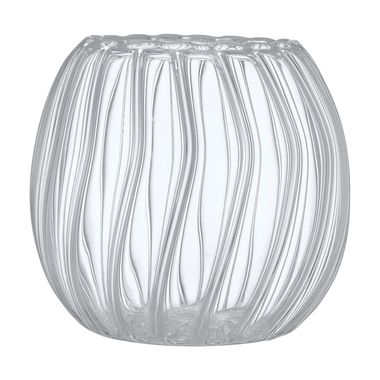 Senzo - Round Bowl - Transparent - 13cm - Glass - 74000131