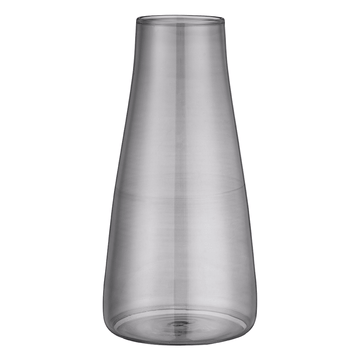 Senzo - Grey Cylindrical Vase - Glass - 30x14cm - 7400052