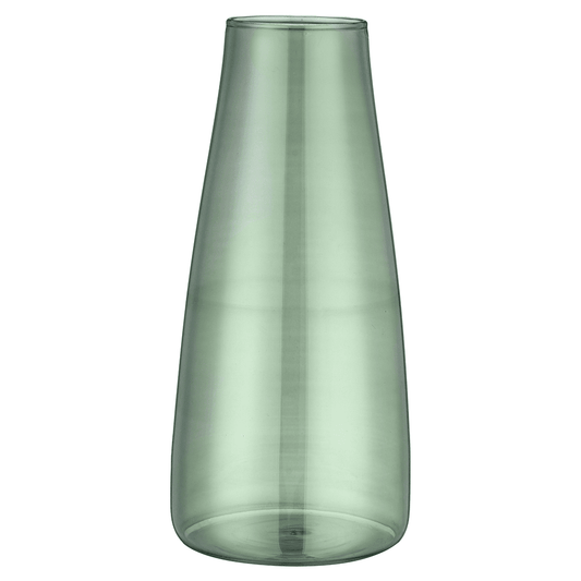 Senzo - Green Cylindrical Vase - Glass - 30x14cm - 7400063