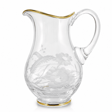 Bohemia Crystal - Jug - 1 L - Gold