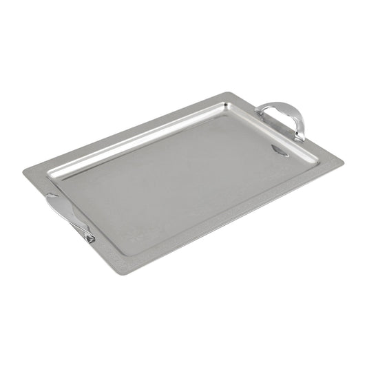 Elegant Gioiel - Rectangular Tray Set with Handles 3 Pieces - Stainless Steel - 7500081