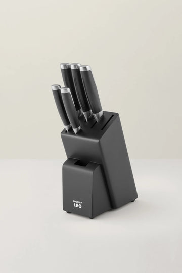 BergHOFF - Leo  - knife block set Graphite - 6 Pieces
