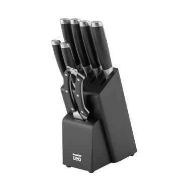 BergHOFF - Leo  - knife block set Graphite - 6 Pieces