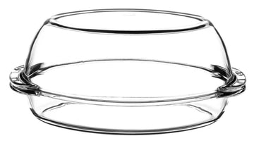 Borcam - Oval Casserole with Cover - 2.85Lit - Tempered Glass