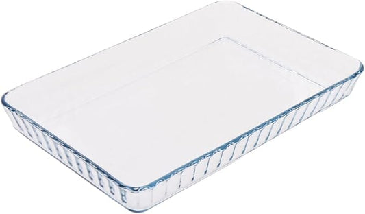 Borcam - Roasters Rectangular Oven Dish - 2.85Lit - Tempered Glass