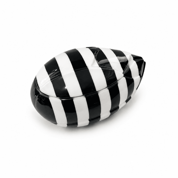 Caroline - Charleston Box - Black & White - 20x9cm