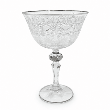 Bohemia Crystal - Jelly Glass Set 6 Pcs - 180 ml - Silver