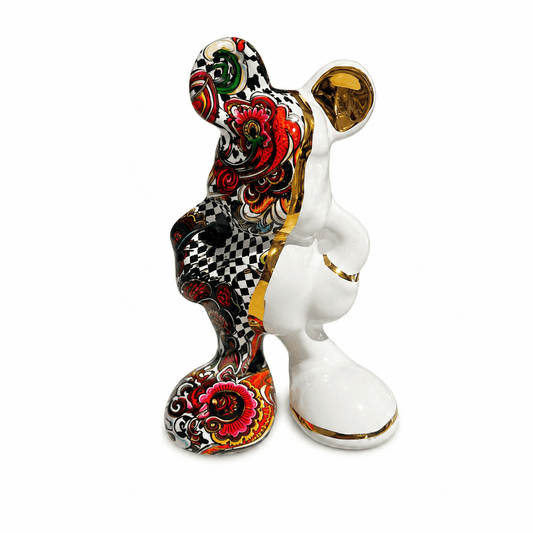 Ardor - Small Modern Colorful Mickey - H 12 cm - Gold