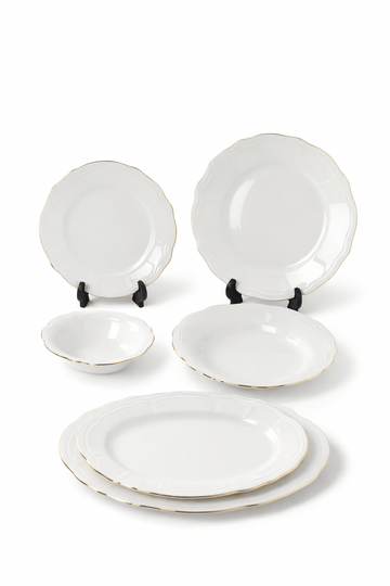 Istanbul - Gamze Daily Use Dinner Set 26 Pcs - Gold