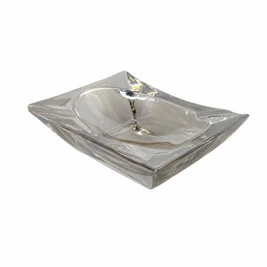 Glass Ashtray - Amber - 19x11cm