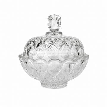 Glass Box with Cover - 17x18 cm Clear