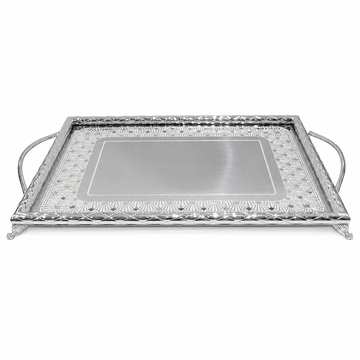 Elegant Gioiel - Fabiola Tray - 50 cm - Silver - Stainless Steel 18/10