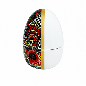 Ardor - Modern Colorful Egg - H 8.5 cm - Gold