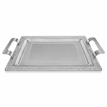 Elegant Gioiel - Tray Set 3 Pcs - Stainless Steel - Silver