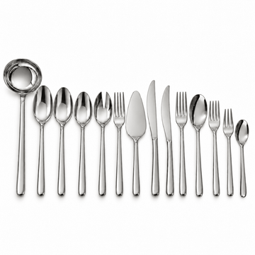 EME - Griffe Cutlery Set 90 Pcs - Stainless Steel 18/10 - Silver