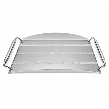 Elegant Gioiel - Rectangular Tray - 45 cm - Silver