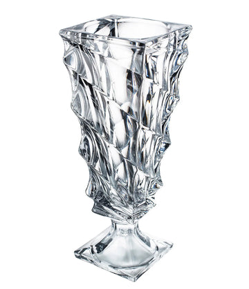 Bohemia Crystal - Casablanca Footed Vase 39 cm - Clear